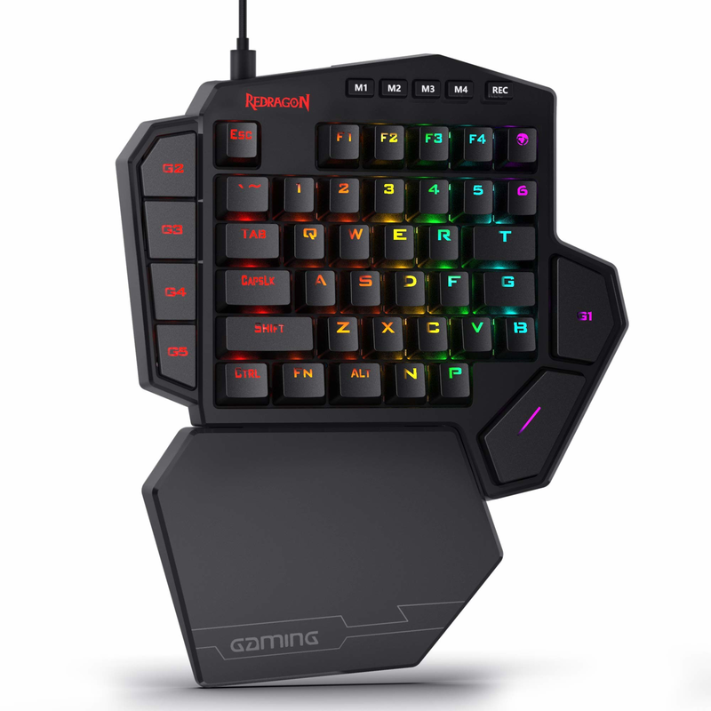 Gaming Keyboard Half - لوحة مفاتيح الألعاب الميكانيكية Redragon K585