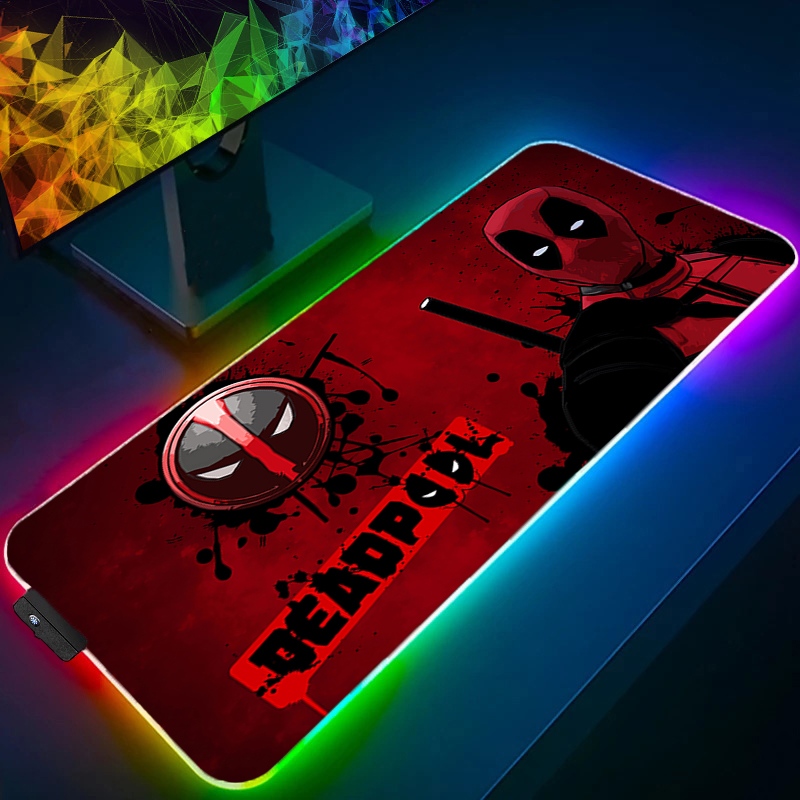 Gaming Keyboard Backlit - لوحة ماوس LED للألعاب بإضاءة خلفية