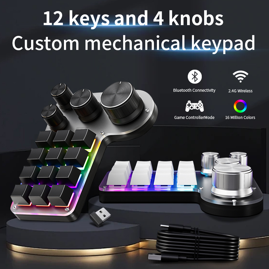 Gaming Keyboard Half - 3 أوضاع 12 مفتاح لوحة المفاتيح