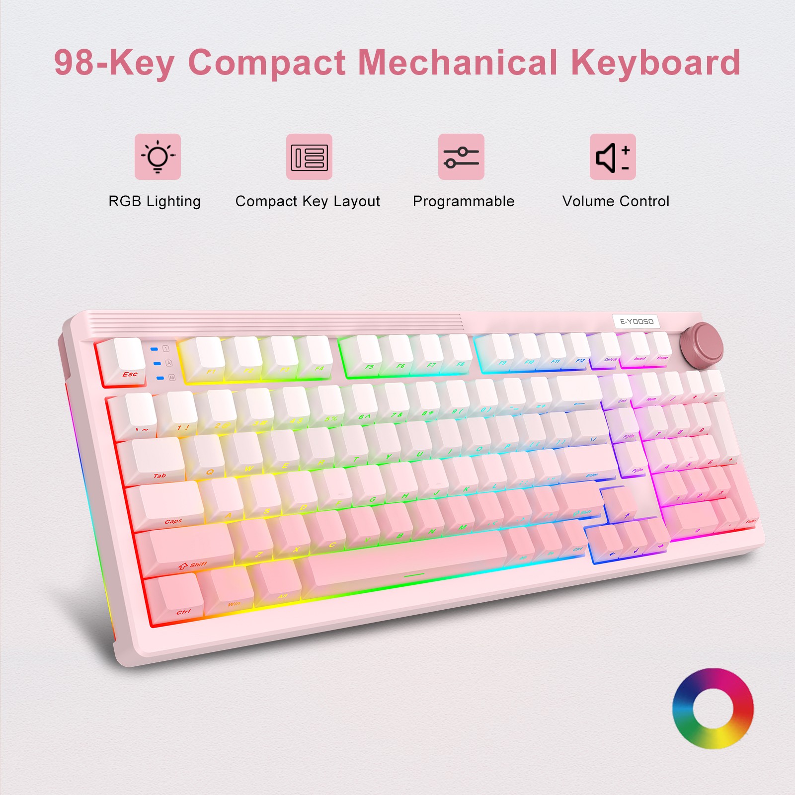 Gaming Keyboard E Yooso - لوحة مفاتيح ميكانيكية للألعاب E-YOOSO بـ