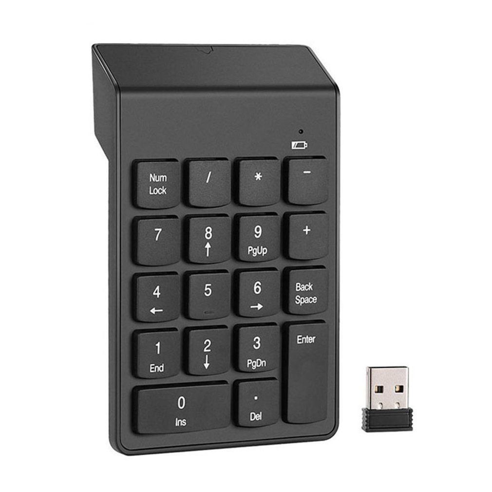 Gaming Keyboard Half - 18 مفتاحًا 2.4G لوحة مفاتيح لاسلكية