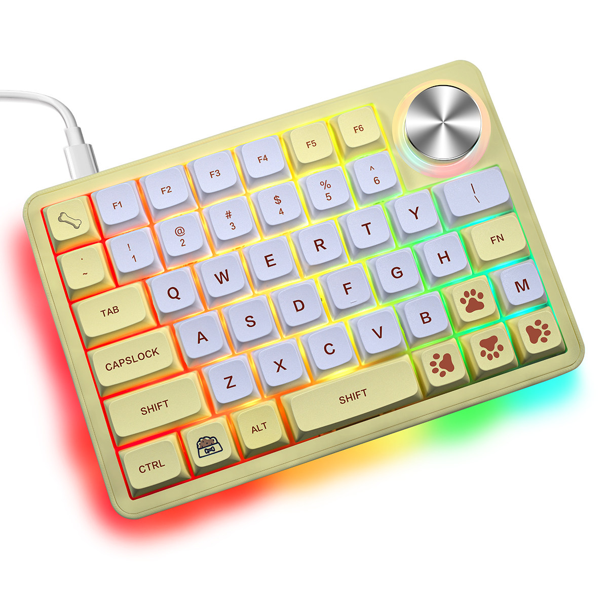 Gaming Keyboard Half - لوحة مفاتيح ميكانيكية بيد واحدة، نصف