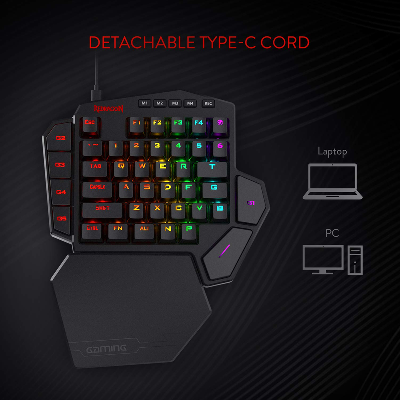 لوحة مفاتيح الألعاب الميكانيكي - مراجعة Gaming Keyboard Half وسعره