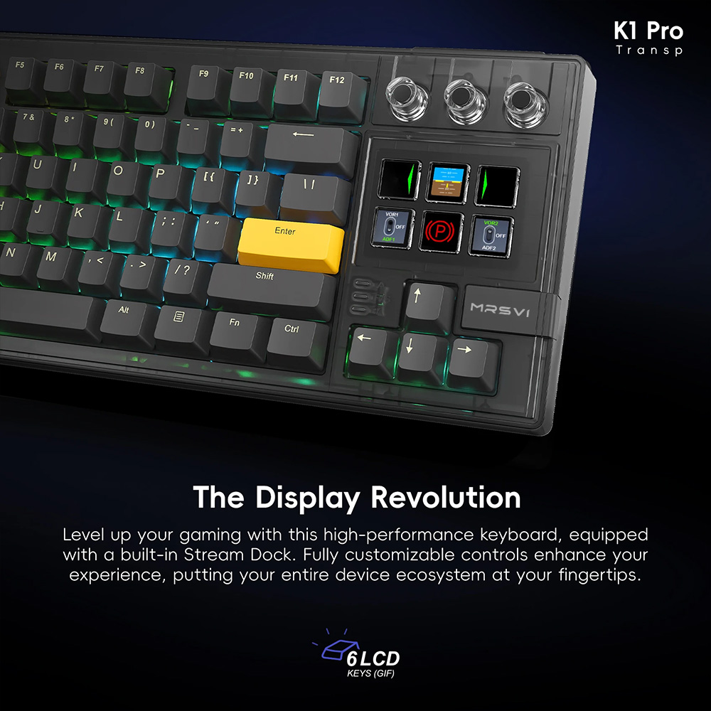 لوحة مفاتيح الألعاب الميكانيكي - مراجعة Keyboard Gaming Transparent وسعره