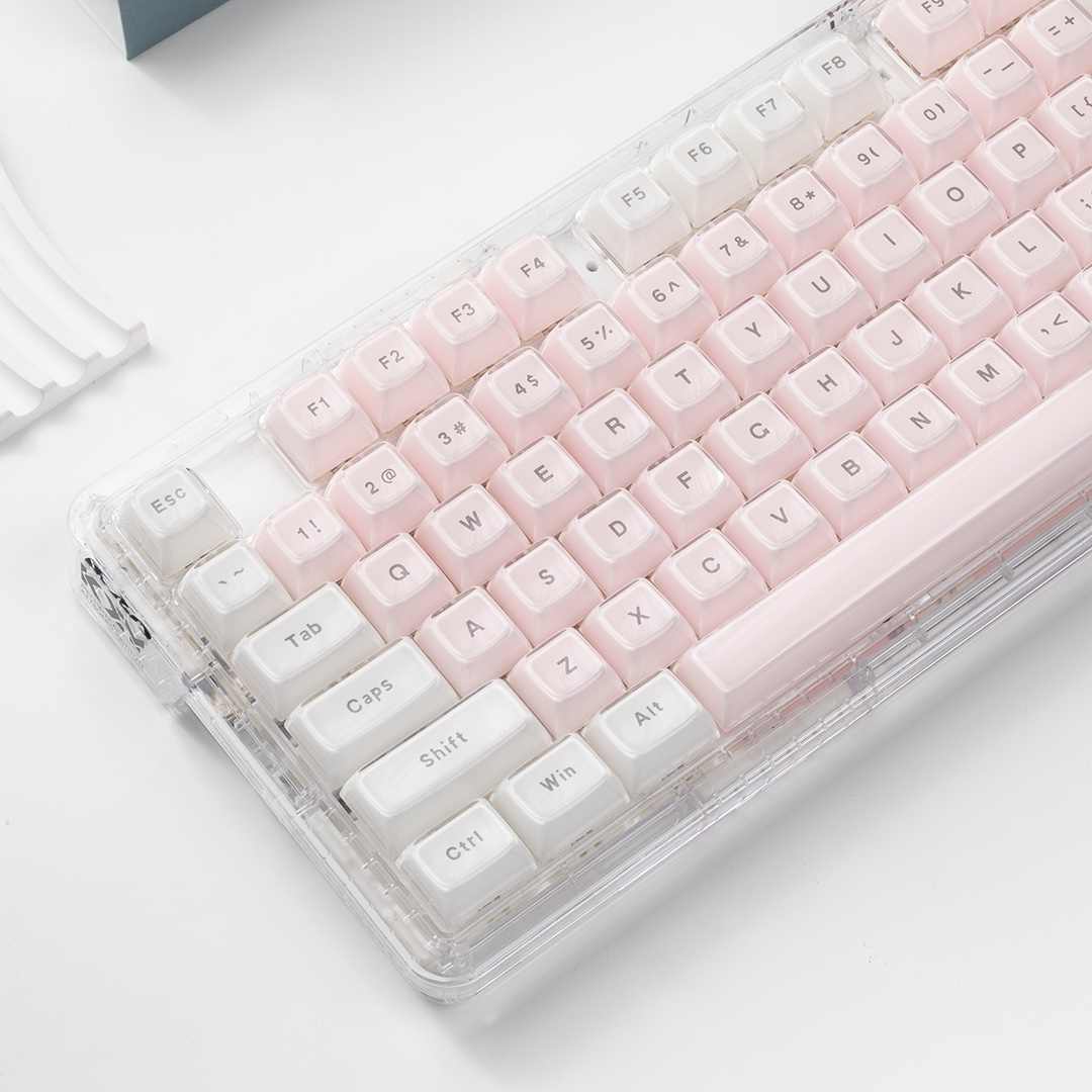أغطية مفاتيح شفافة كريستالية ب - مراجعة Keyboard Gaming Transparent وسعره