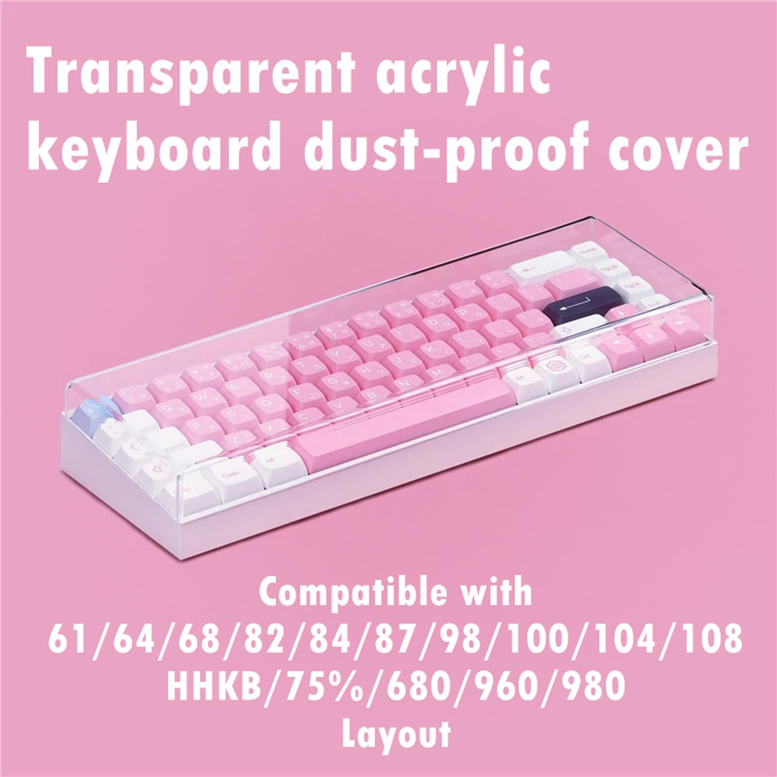 108 مفاتيح غطاء غبار لوحة المف - مراجعة Keyboard Gaming Transparent وسعره