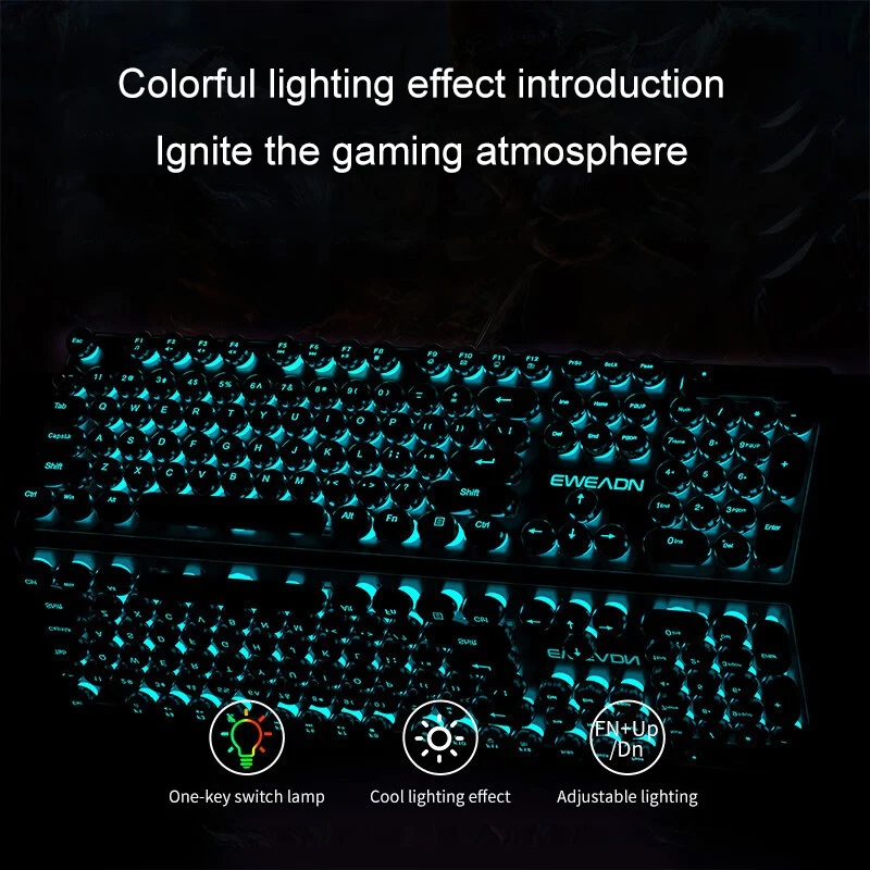 مجموعة لوحة مفاتيح وماوس بتصمي - مراجعة Gaming Keyboard Backlit وسعره