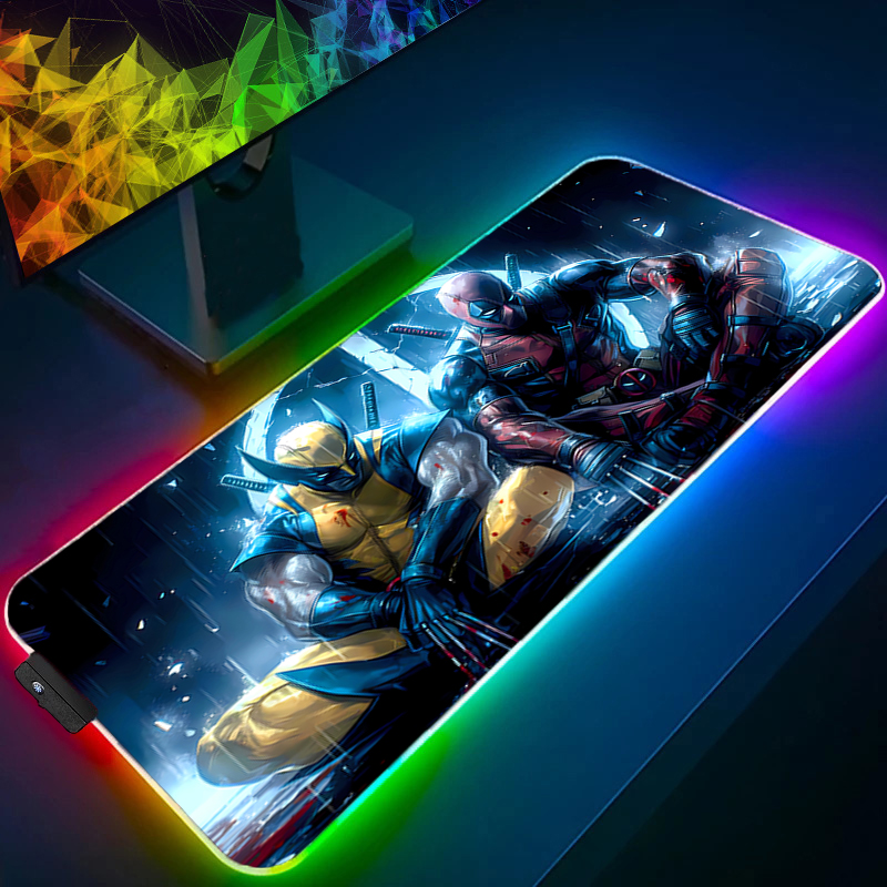 لوحة ماوس LED للألعاب بإضاءة خ - مراجعة Gaming Keyboard Backlit وسعره