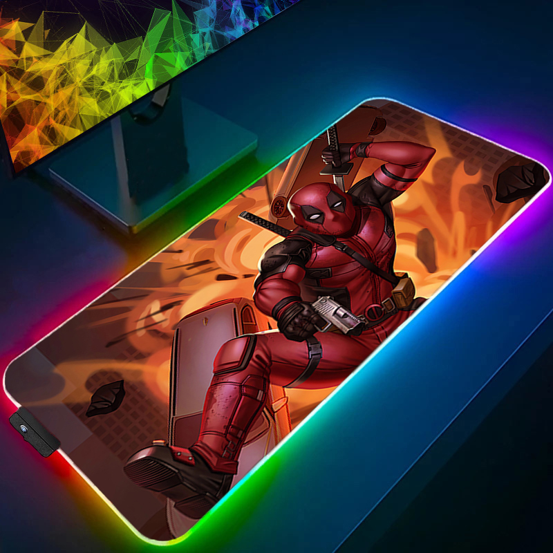لوحة ماوس LED للألعاب بإضاءة خ - مراجعة Gaming Keyboard Backlit وسعره