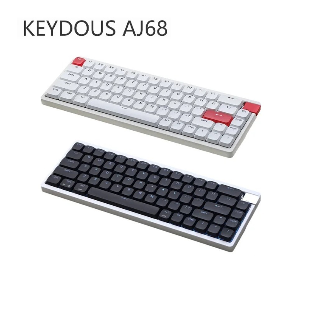 Keydous AJ68 لوحة المفاتيح الم - مراجعة Gaming Keyboard Hot Swappable وسعره