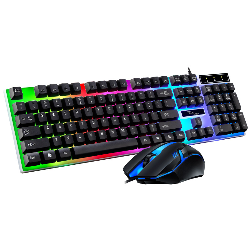 RGB الألعاب لوحة المفاتيح ألعا - مراجعة Gaming Keyboard Mouse Combo وسعره