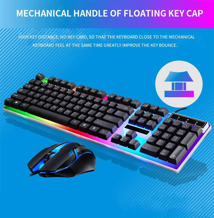 RGB الألعاب لوحة المفاتيح ألعا - مراجعة Gaming Keyboard Mouse Combo وسعره