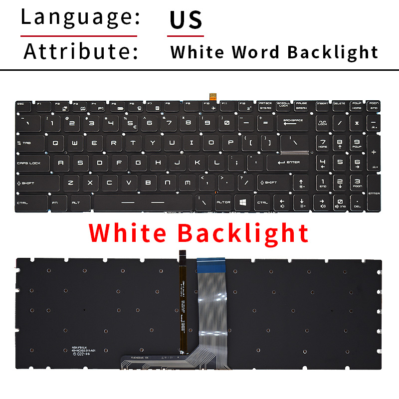 الولايات المتحدة/RU/SP/FR/TR/A - مراجعة Gaming Keyboard Backlit وسعره