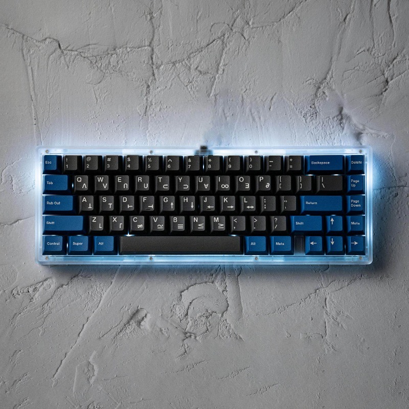طقم لوحة مفاتيح سلكية أحادية ا - مراجعة Keyboard Gaming Transparent وسعره