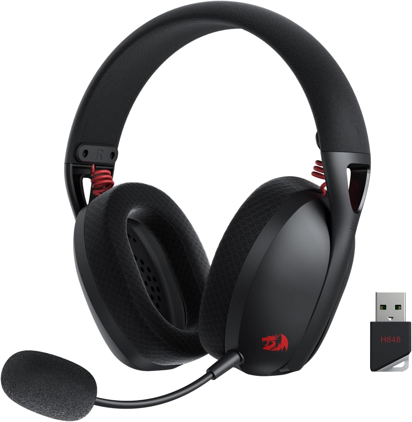Redragon H848 سماعة بلوتوث لاس - مراجعة Gaming Keyboard Half وسعره
