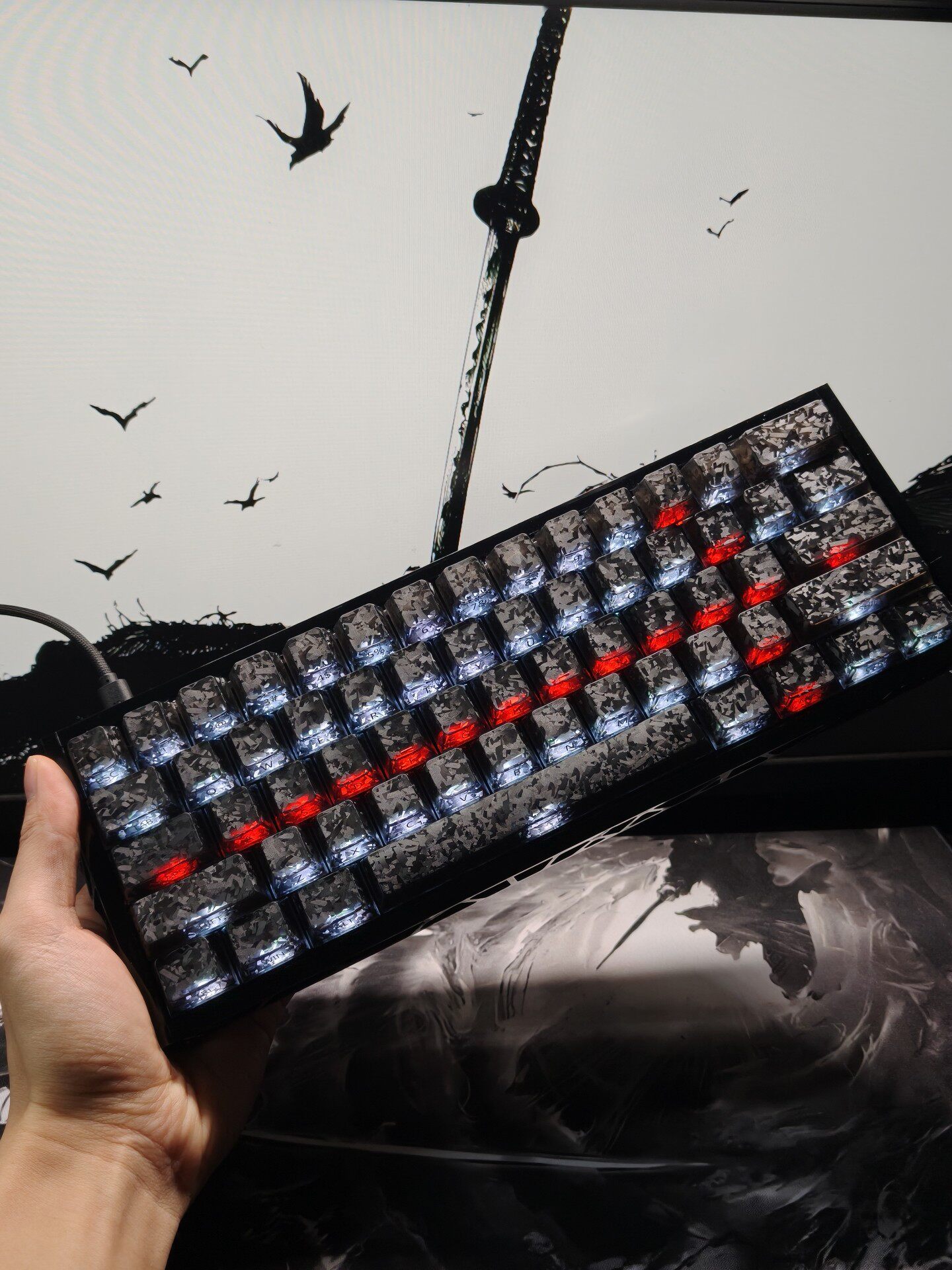 لوحة مفاتيح مخصصة للألعاب بتصم - مراجعة Gaming Keyboard Number Pad وسعره