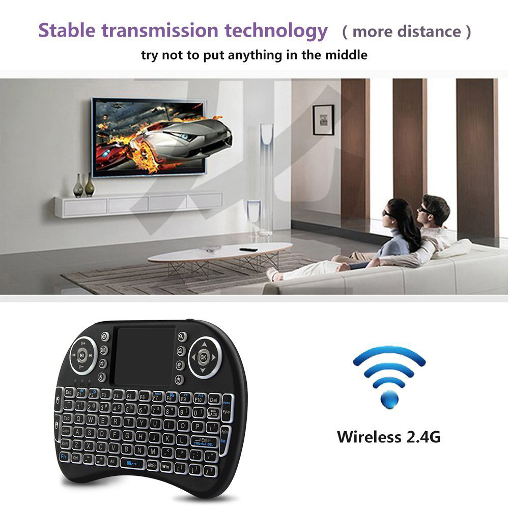 لوحة مفاتيح لاسلكية صغيرة بإضا - مراجعة Gaming Keyboard Mouse Combo وسعره