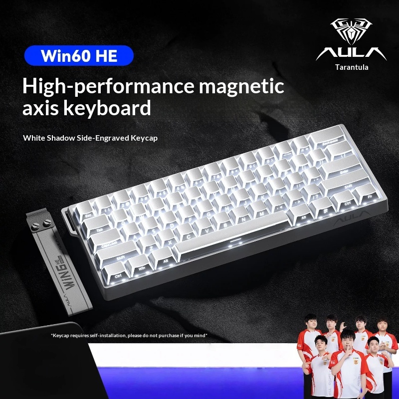 لوحة مفاتيح ميكانيكية Aula Win - مراجعة Keyboard Gaming Transparent وسعره