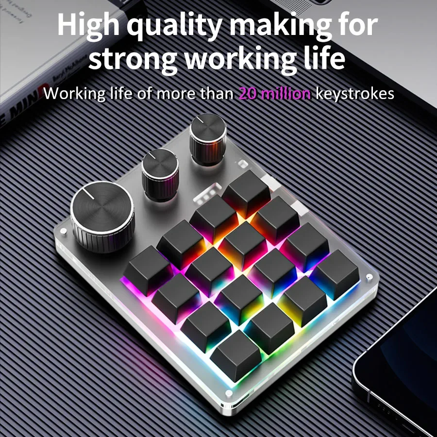 لوحة مفاتيح ألعاب ميكانيكية لا - مراجعة Gaming Keyboard Mini Mechanical وسعره
