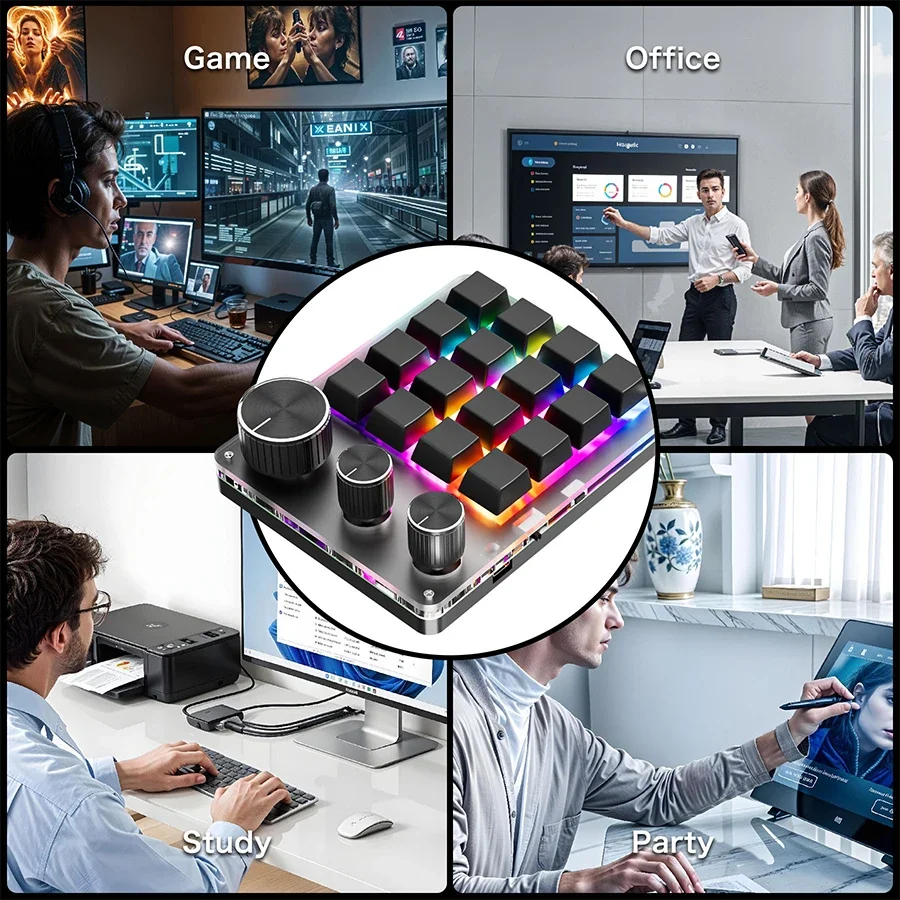 لوحة مفاتيح ألعاب ميكانيكية لا - مراجعة Gaming Keyboard Mini Mechanical وسعره