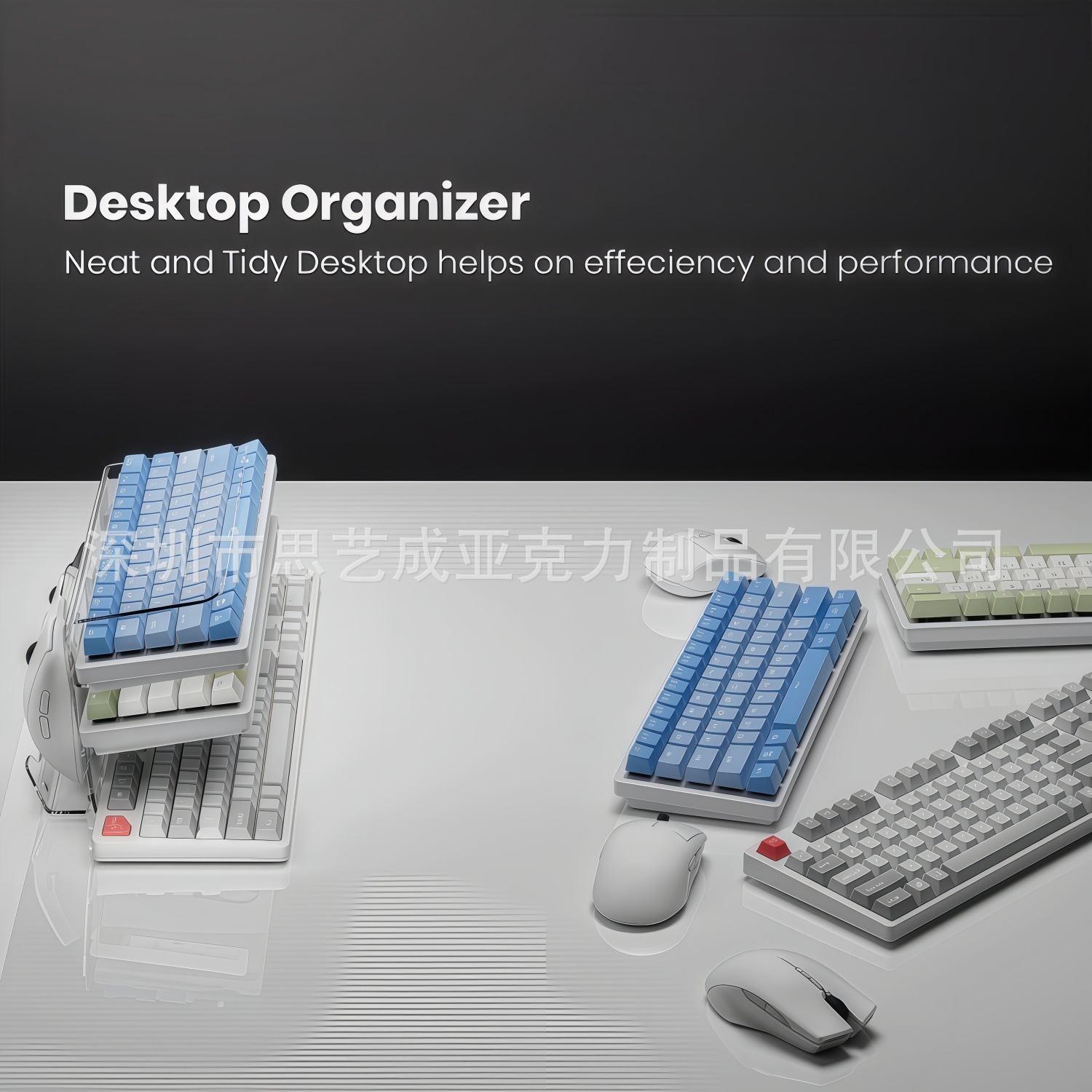 حامل لوحة مفاتيح أكريليك جديد  - مراجعة Keyboard Gaming Transparent وسعره