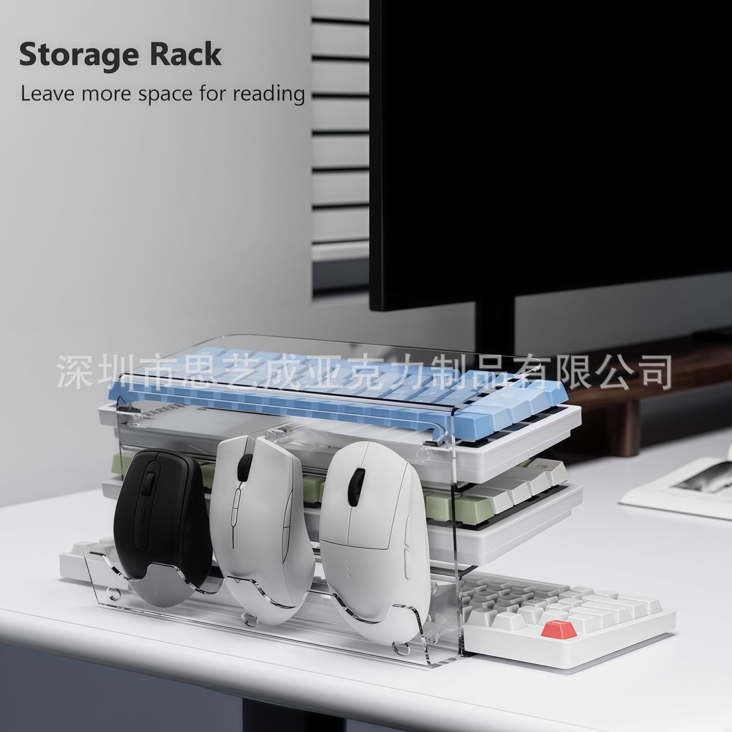 حامل لوحة مفاتيح أكريليك جديد  - مراجعة Keyboard Gaming Transparent وسعره