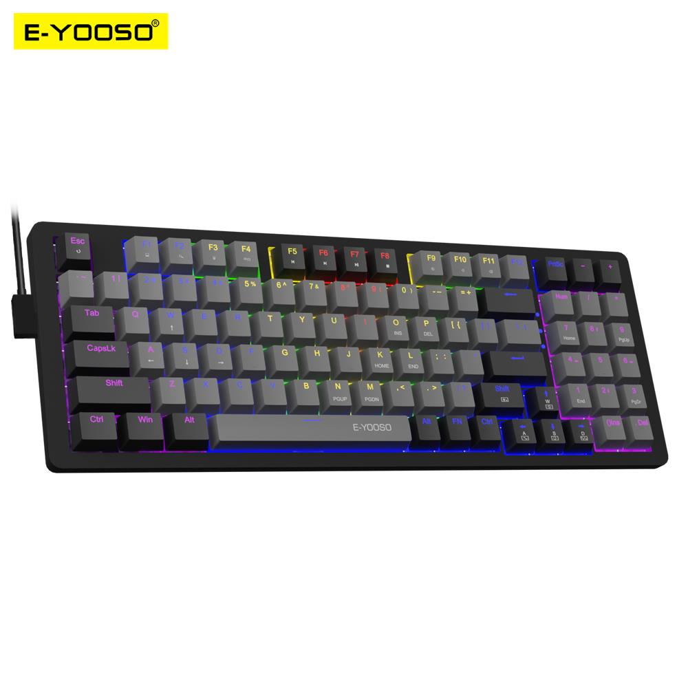E-YOOSO Z94 USB لوحة مفاتيح ال - مراجعة Keyboard Gaming Blue Switch وسعره
